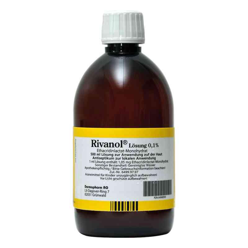 Rivanol Lösung 0,1% 500 ml von DERMAPHARM AG PZN 04908593