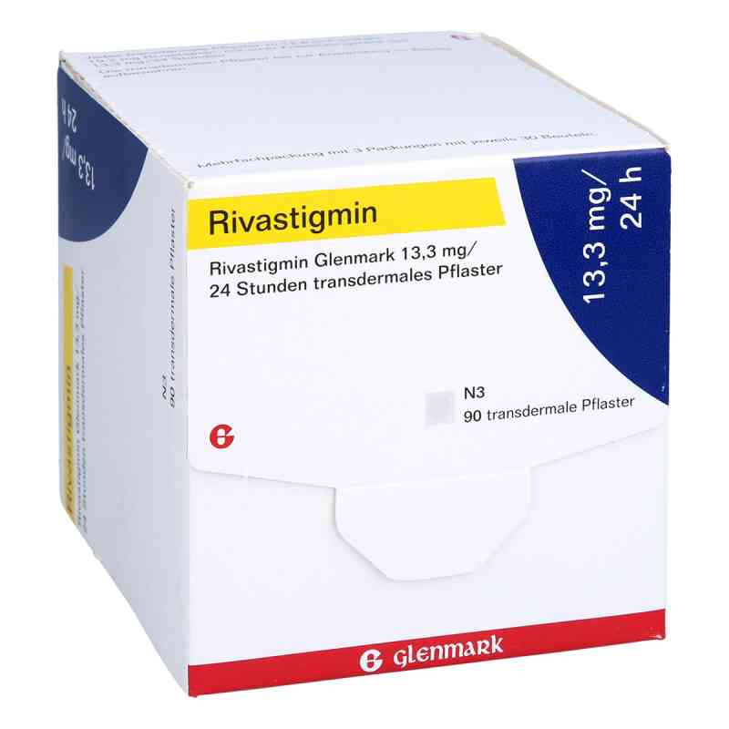 Rivastigmin Glenmark 13,3 mg/24Std. transdermal Pflast. 90 stk von Glenmark Arzneimittel GmbH PZN 12353548