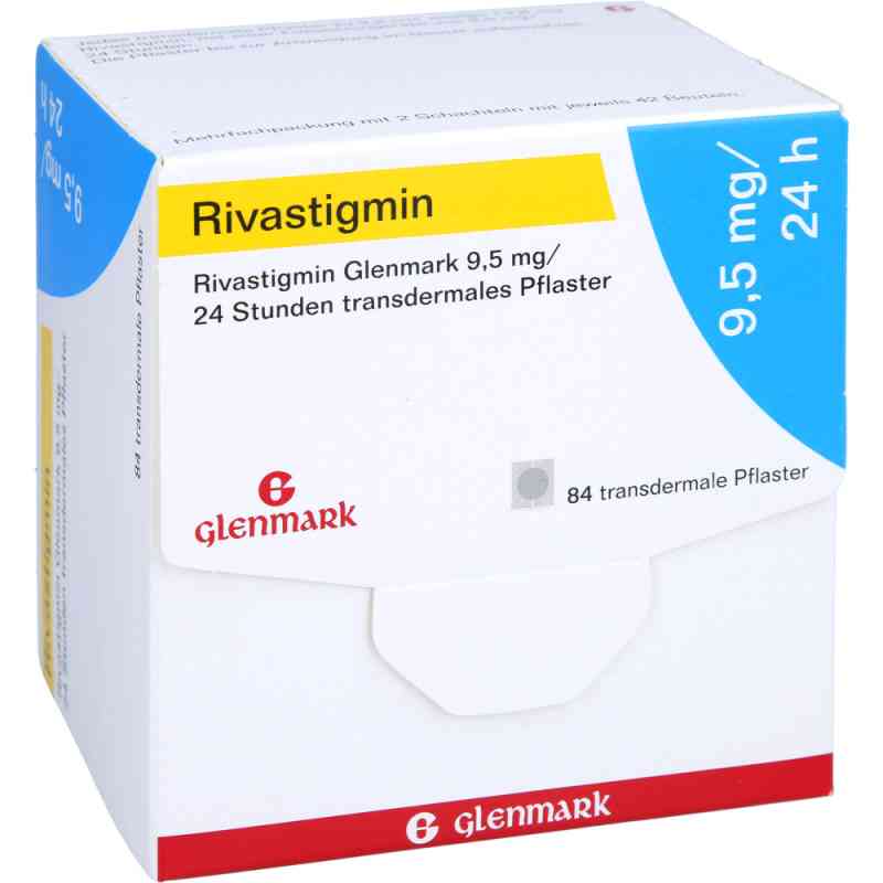 Rivastigmin Glenmark 9,5mg/24 Stunden 84 stk von Glenmark Arzneimittel GmbH PZN 12353502