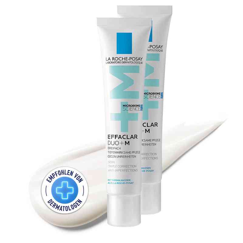 Roche-posay Effaclar Duo+m Creme 2x40 ml von L'Oreal Deutschland GmbH PZN 08102855