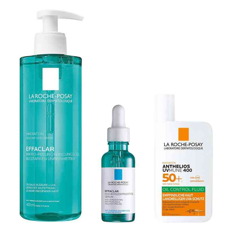 Roche Posay Effaclar Mikro P. & Serum & Anthelios OC UVMune400 1 Pck von L'Oreal Deutschland GmbH PZN 08102836