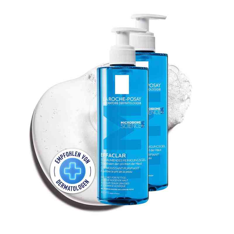Roche-posay Effaclar Schäumendes Reinigungsgel 2x400 ml von L'Oreal Deutschland GmbH PZN 08102852