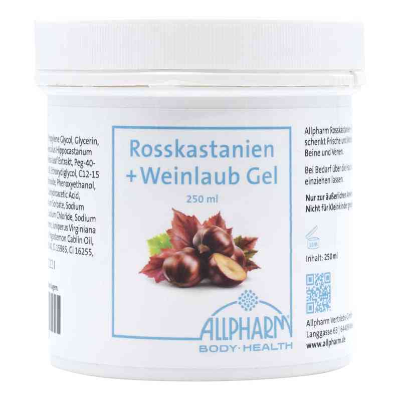 Rosskastanien+weinlaub Allpharm Premium Gel 250 ml von ALLPHARM Vertriebs GmbH PZN 19543418