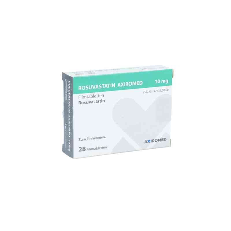 Rosuvastatin Axiromed 10 mg Filmtabletten 28 stk von Medical Valley Invest AB PZN 13705096