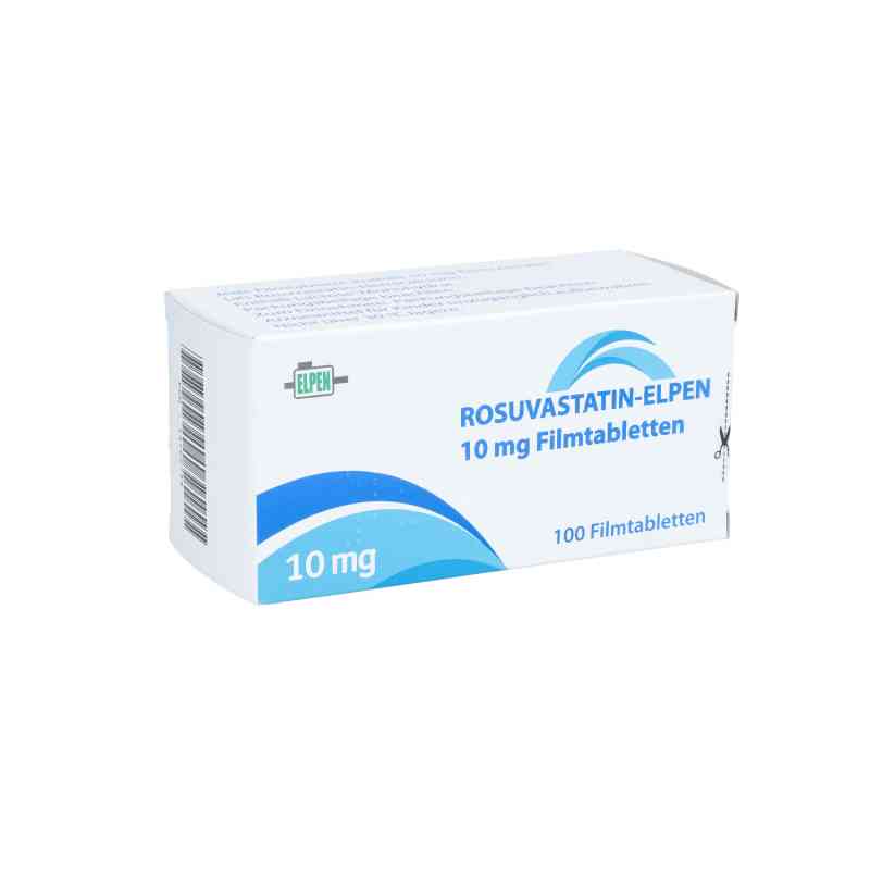 Rosuvastatin-elpen 10 mg Filmtabletten 100 stk von Elpen Pharmaceutical Co. Inc. PZN 14166744
