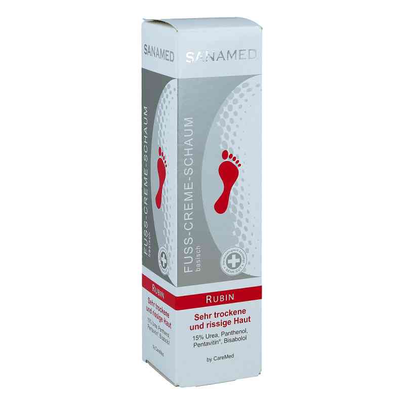 Rubin Sanamed Fuss-creme-schaum 150 ml von CareMed Products GmbH PZN 09711197