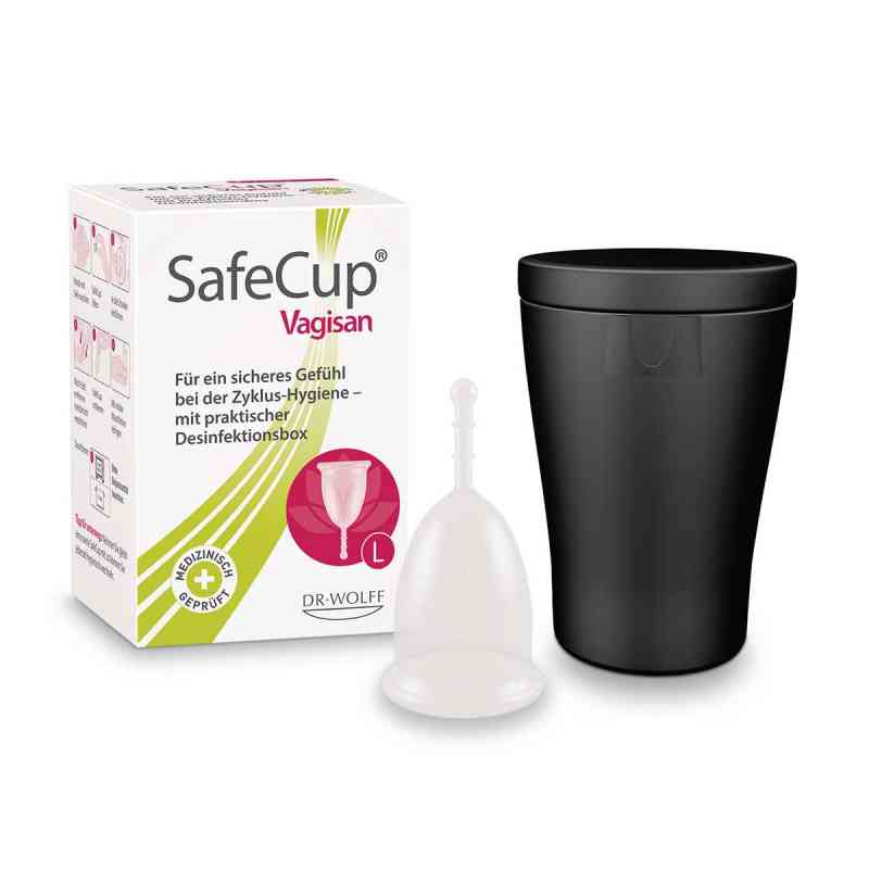 SafeCup Vagisan Menstruationstasse Größe L 1 stk von Dr. August Wolff GmbH & Co.KG Ar PZN 14331108