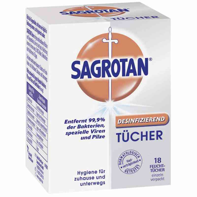 Sagrotan Desinfektionstücher 18 stk von Reckitt Benckiser Deutschland GmbH PZN 04041906