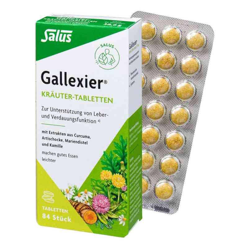 Salus Gallexier Kräuter-Tabletten 84 stk von SALUS Pharma GmbH PZN 08815049