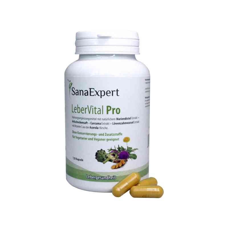 Sanaexpert Lebervital Pro Kapseln 120 stk von SanaExpert GmbH PZN 12371612
