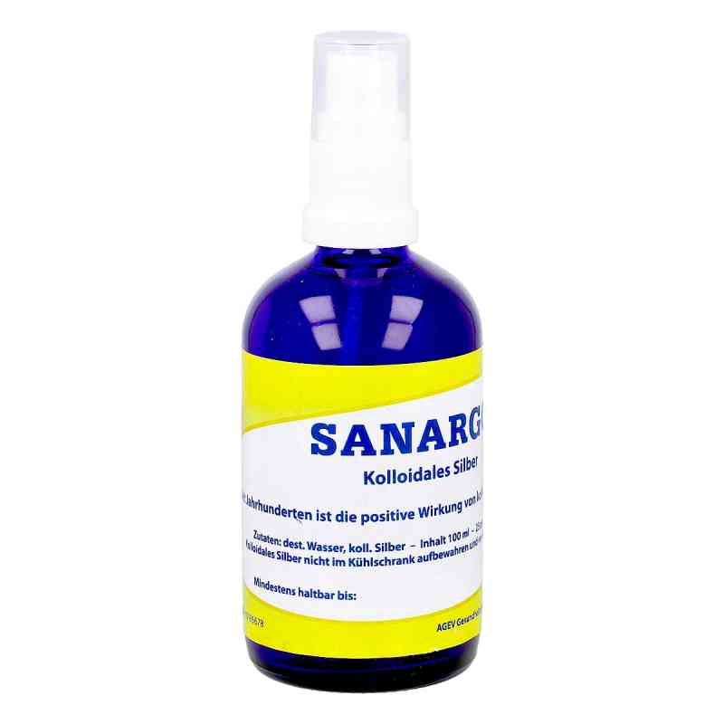 Sanargo kolloidales Silber Sprühflasche 100 ml von AGEV Gesundheitsmittel GmbH PZN 10186678
