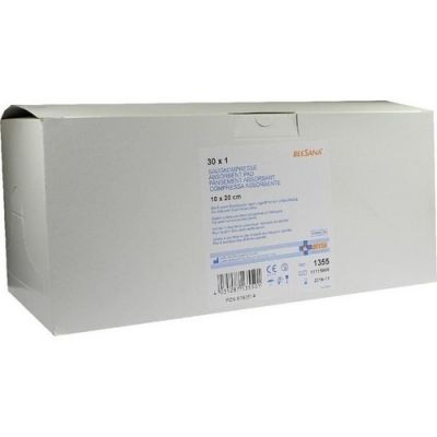 Saugkompressen steril 10x20 cm 1355 30X1 stk von Meditrade GmbH PZN 06193514