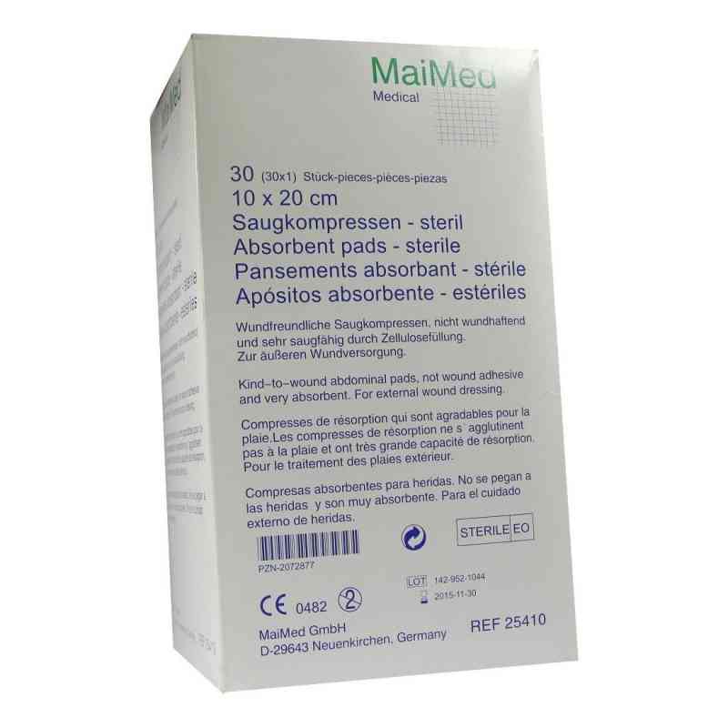 Saugkompressen steril 10x20cm 30X1 stk von MaiMed GmbH PZN 02072877
