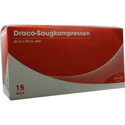 Saugkompressen steril 20x20cm Draco 15 stk von Dr. Ausbüttel GmbH & Co. KG PZN 06563141