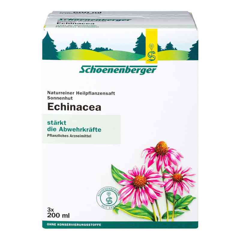 Schoenenberger Naturreiner Heilpflanzensaft Echinacea 3X200 ml von SALUS Pharma GmbH PZN 00699773