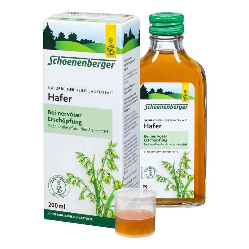 Schoenenberger Naturreiner Heilpflanzensaft Hafer  200 ml von SALUS Pharma GmbH PZN 00692127
