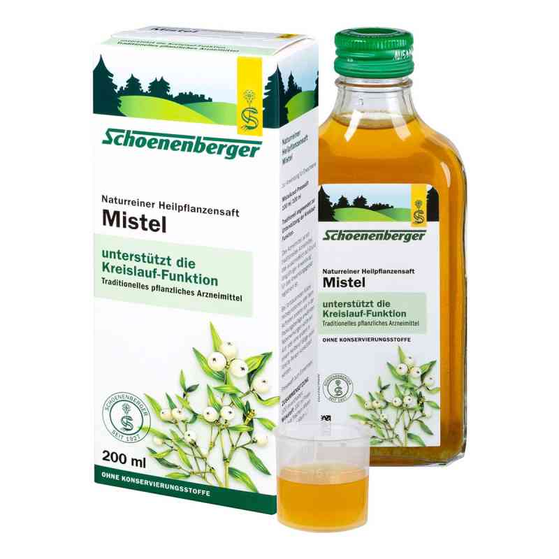 Schoenenberger Naturreiner Heilpflanzensaft Mistel 200 ml von SALUS Pharma GmbH PZN 00692274