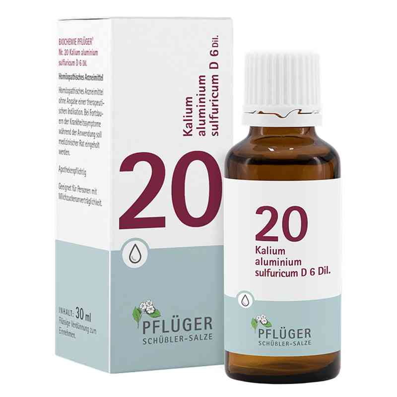 Schüßler Biochemie Pflüger 20 Kalium alum.sulf.D 6 Tropfen 30 ml von Homöopathisches Laboratorium Alexander Pflüger Gmb PZN 09298662