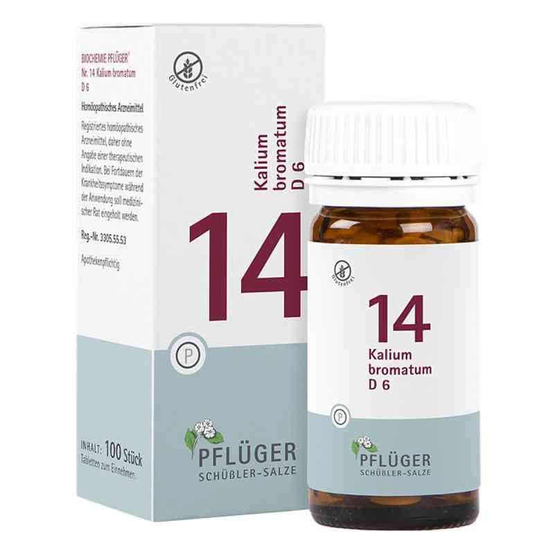 Schüßler-Salze Biochemie Pflüger 14 Kalium bromat.D 6 Tbl. 100 stk von Homöopathisches Laboratorium Alexander Pflüger Gmb PZN 06321366