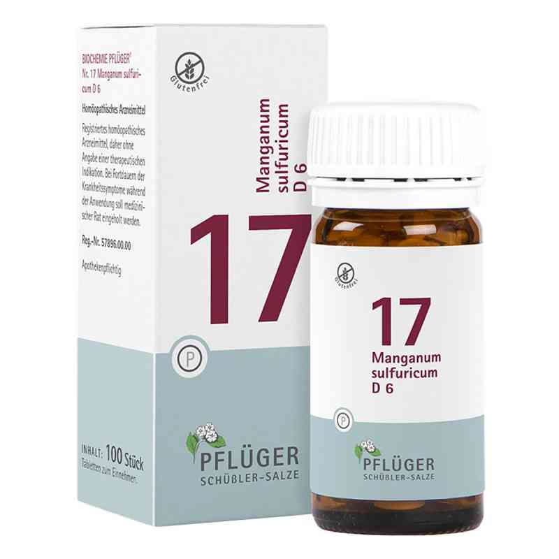 Schüßler-Salze Biochemie Pflüger 17 Manganum Sulfur. D6 Tbl. 100 stk von Homöopathisches Laboratorium Alexander Pflüger Gmb PZN 06322331