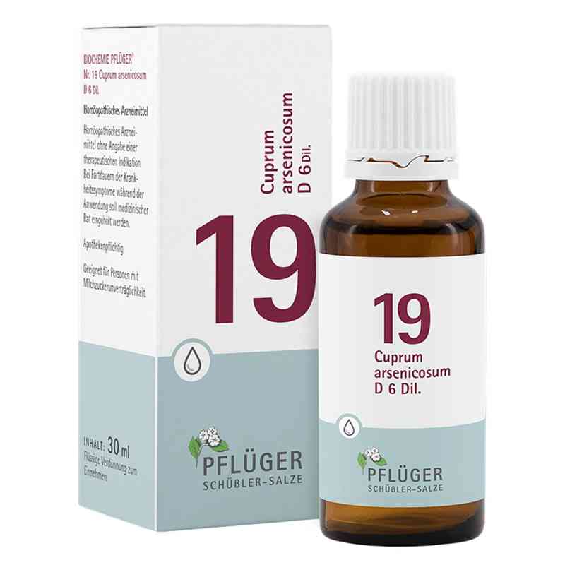 Schüßler-Salze Biochemie Pflüger 19 Cuprum arsenic.D 6 Tropfen 30 ml von Homöopathisches Laboratorium Alexander Pflüger Gmb PZN 09298627