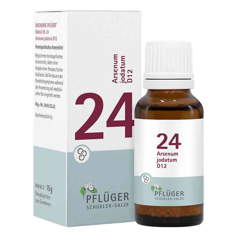 Schüßler-Salze Biochemie Pflüger 24 Arsenum Jodatum D12 Globuli 15 g von Homöopathisches Laboratorium Alexander Pflüger Gmb PZN 17278395