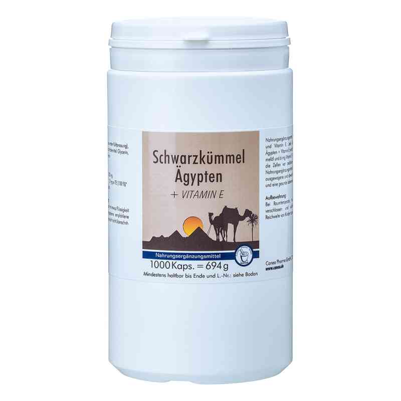 Schwarzkümmel Ägypten+Vitamin E Kapseln 1000 stk von Pharma Peter GmbH PZN 04191793