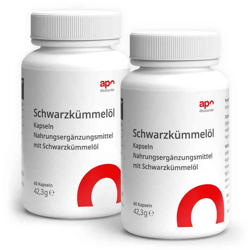 Schwarzkümmelöl Kapseln 500 mg von apodiscounter 2x60 stk von IQ Supplements GmbH PZN 08102157