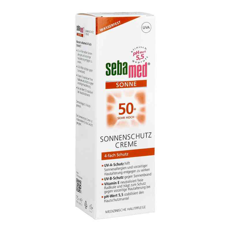 Sebamed Sonnenschutz Creme Lsf 50+ 75 ml von Sebapharma GmbH & Co.KG PZN 14347517