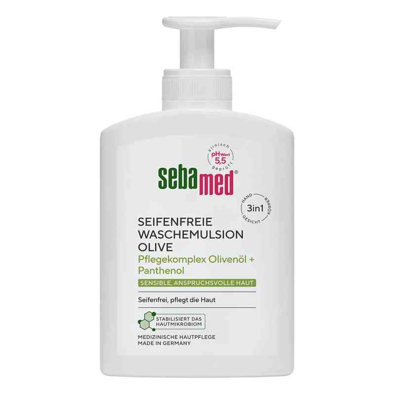 Sebamed Waschemulsion Oliven+panthenol 200 ml von Sebapharma GmbH & Co.KG PZN 19187544