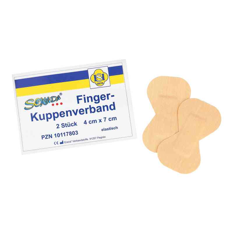 Senada Fingerkuppenverband 4x7 cm 2 stk von ERENA Verbandstoffe GmbH & Co. KG PZN 10117803