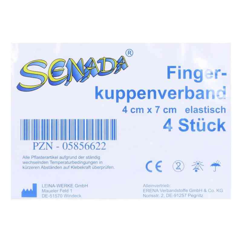Senada Fingerkuppenverband 4x7 cm 4 stk von ERENA Verbandstoffe GmbH & Co. KG PZN 05856622