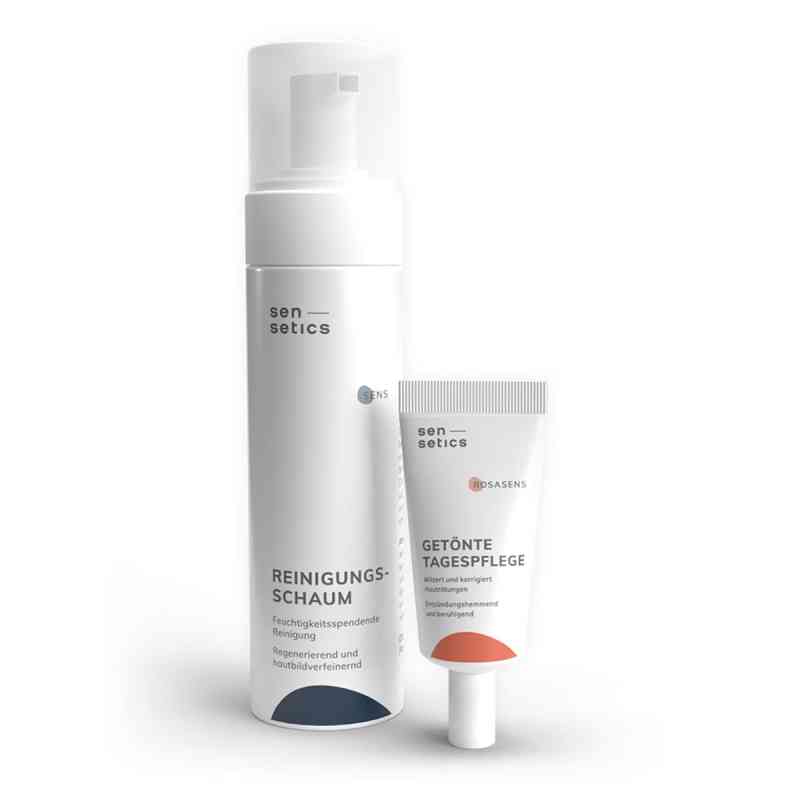sensetics Rosacea Set: Reinigungsschaum + getönte Tagespflege 200+30 ml von apo.com Group GmbH PZN 08105327