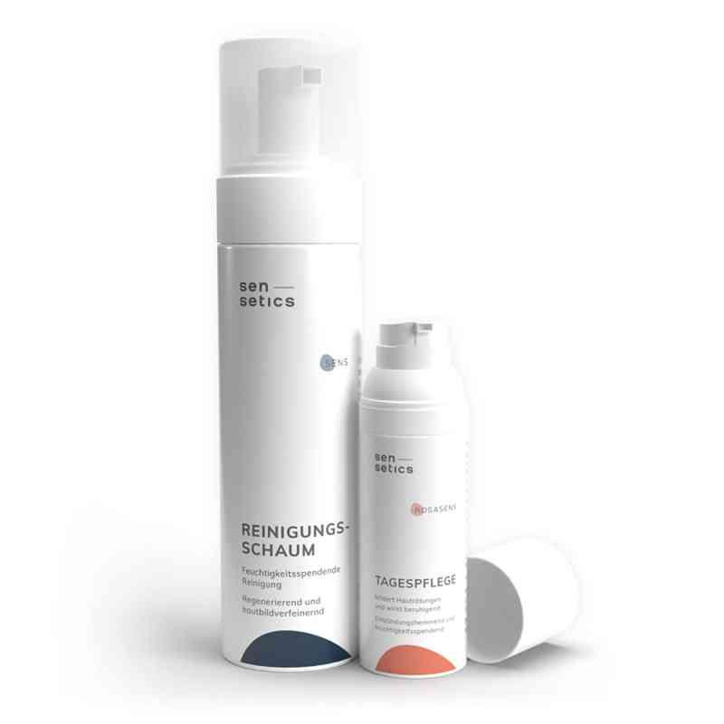 sensetics Rosacea Set: Reinigungsschaum + Tagespflege 200+50 ml von apo.com Group GmbH PZN 08105326
