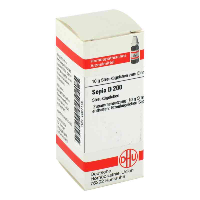 Sepia D200 Globuli 10 g von DHU-Arzneimittel GmbH & Co. KG PZN 02931116