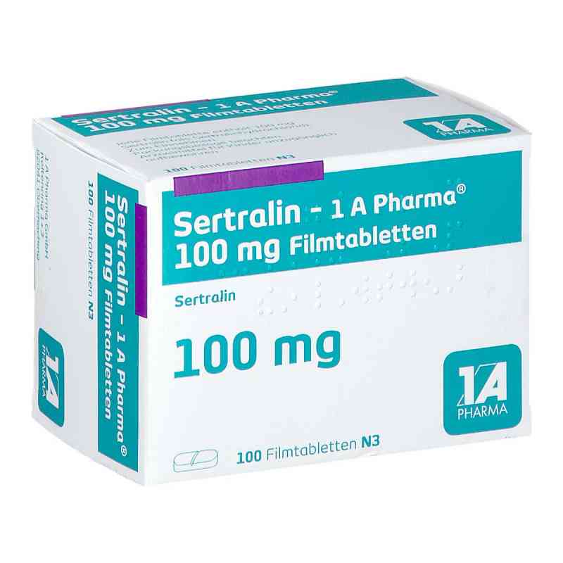Sertralin-1a Pharma 100 mg Filmtabletten 100 stk von 1 A Pharma GmbH PZN 01807207