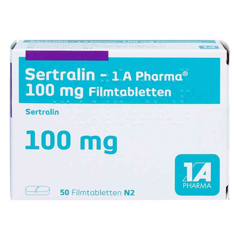Sertralin-1a Pharma 100 mg Filmtabletten 50 stk von 1 A Pharma GmbH PZN 01807147