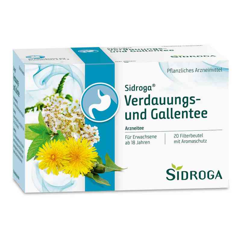 Sidroga Verdauungs- und Gallentee Filterbeutel 20X2.0 g von Uriach Germany GmbH PZN 10109229
