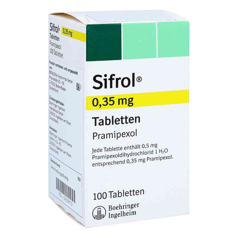 SIFROL 0,35mg 100 stk von BERAGENA Arzneimittel GmbH PZN 04038100