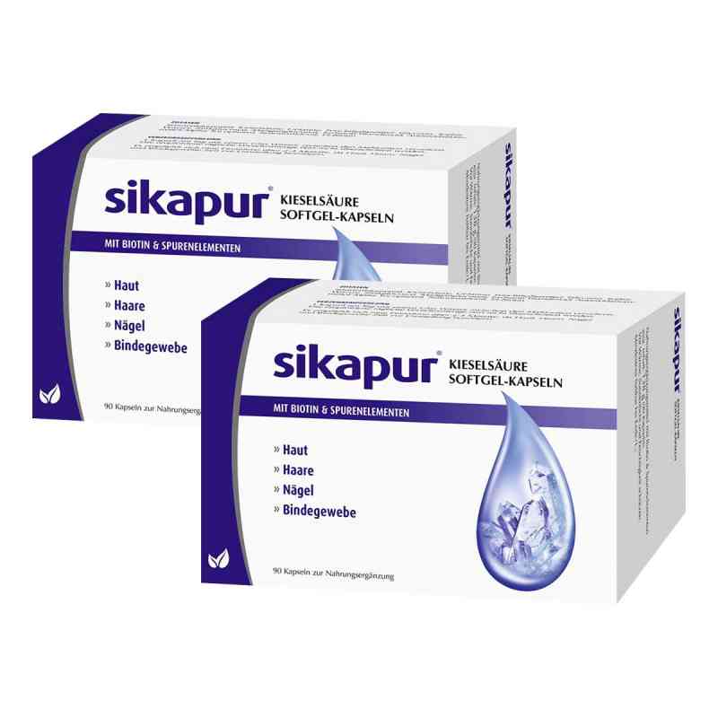 Sikapur Kieselsäure Softgel-kapseln Mit Biotin 2x90 stk von DERMAPHARM AG PZN 08106032