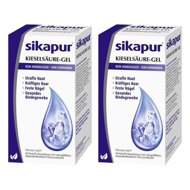 Sikapur Silicium Gel F Liquid 2x500 ml von DERMAPHARM AG PZN 08106031