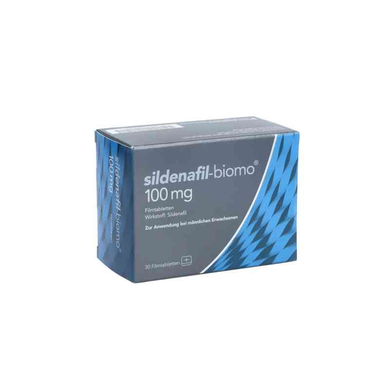 Sildenafil-biomo 100 mg Filmtabletten 30 stk von biomo pharma GmbH PZN 14050208