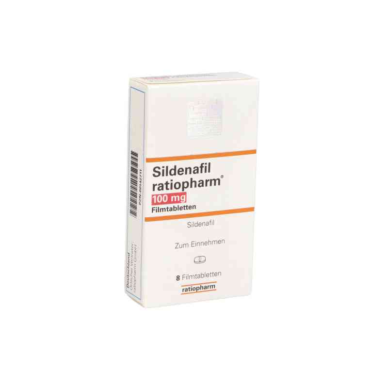 Sildenafil ratiopharm 100mg 8 stk von ratiopharm GmbH PZN 00142711
