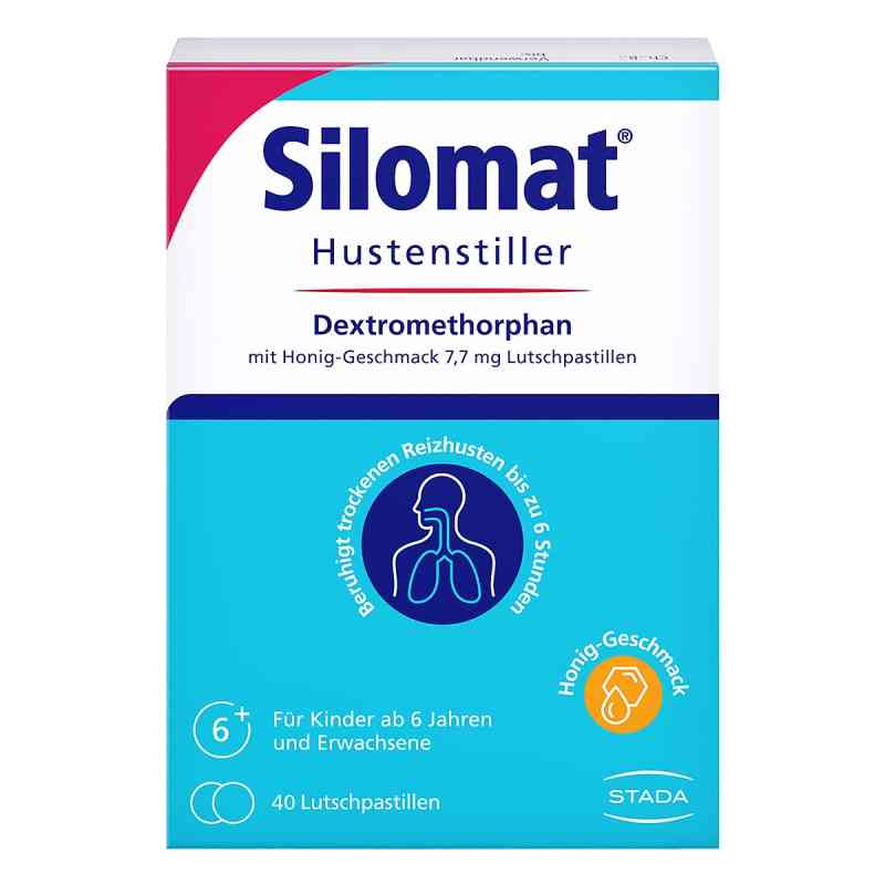 Silomat Hustenstiller DMP Honig-Geschmack Lutschpastillen 40 stk von STADA Consumer Health Deutschland GmbH PZN 18661469