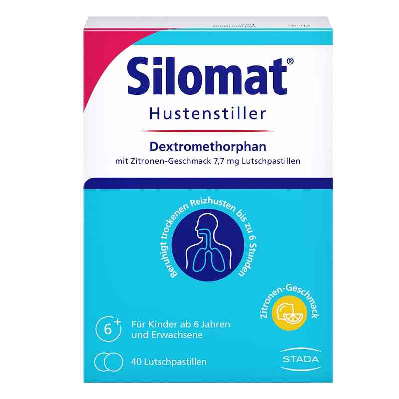 Silomat Hustenstiller DMP Zitronen-Geschmack Lutschpastillen 40 stk von STADA Consumer Health Deutschland GmbH PZN 18661481