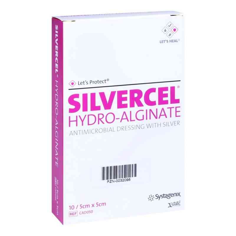 Silvercel Hydroalginat Verband 5x5cm 10 stk von 3M Medica Zwnl.d.3M Deutschl.Gmb PZN 00032098
