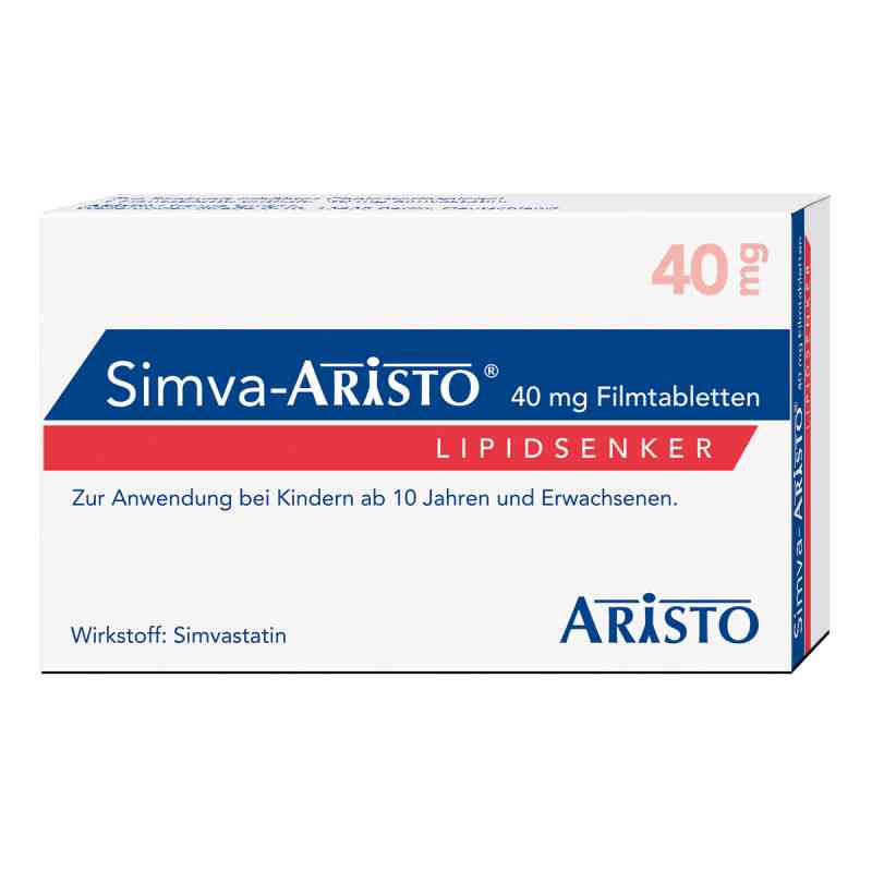 Simva Aristo 40 mg Filmtabletten 30 stk von Aristo Pharma GmbH PZN 09900739