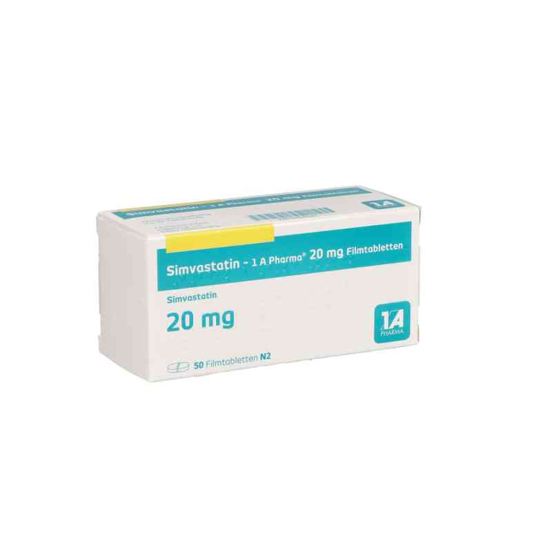 Simvastatin-1A Pharma 20mg 50 stk von 1 A Pharma GmbH PZN 01970522