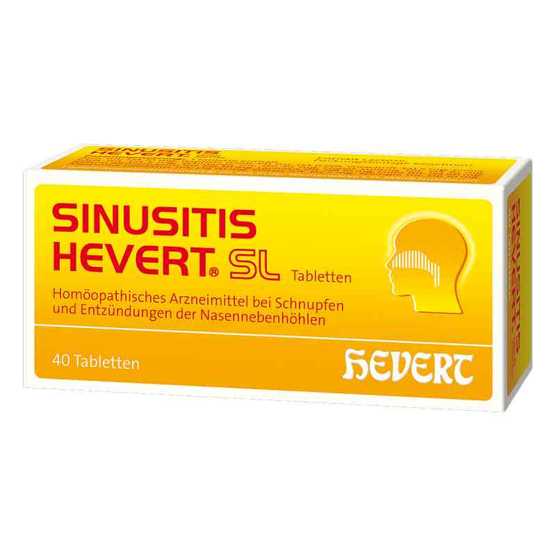 Sinusitis Hevert Sl Tabletten 40 stk von Hevert Arzneimittel GmbH & Co. K PZN 02784980
