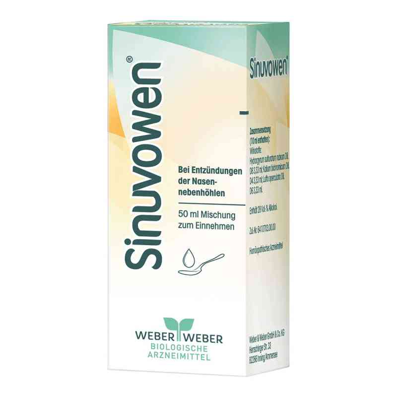 Sinuvowen Tropfen zum Einnehmen 50 ml von WEBER & WEBER GmbH PZN 06143611